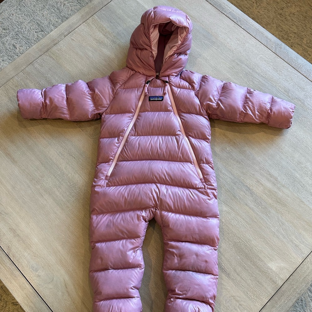 Patagonia Infant Hi-Loft Down Sweater Bunting - 12-18M Infant Planet Pink